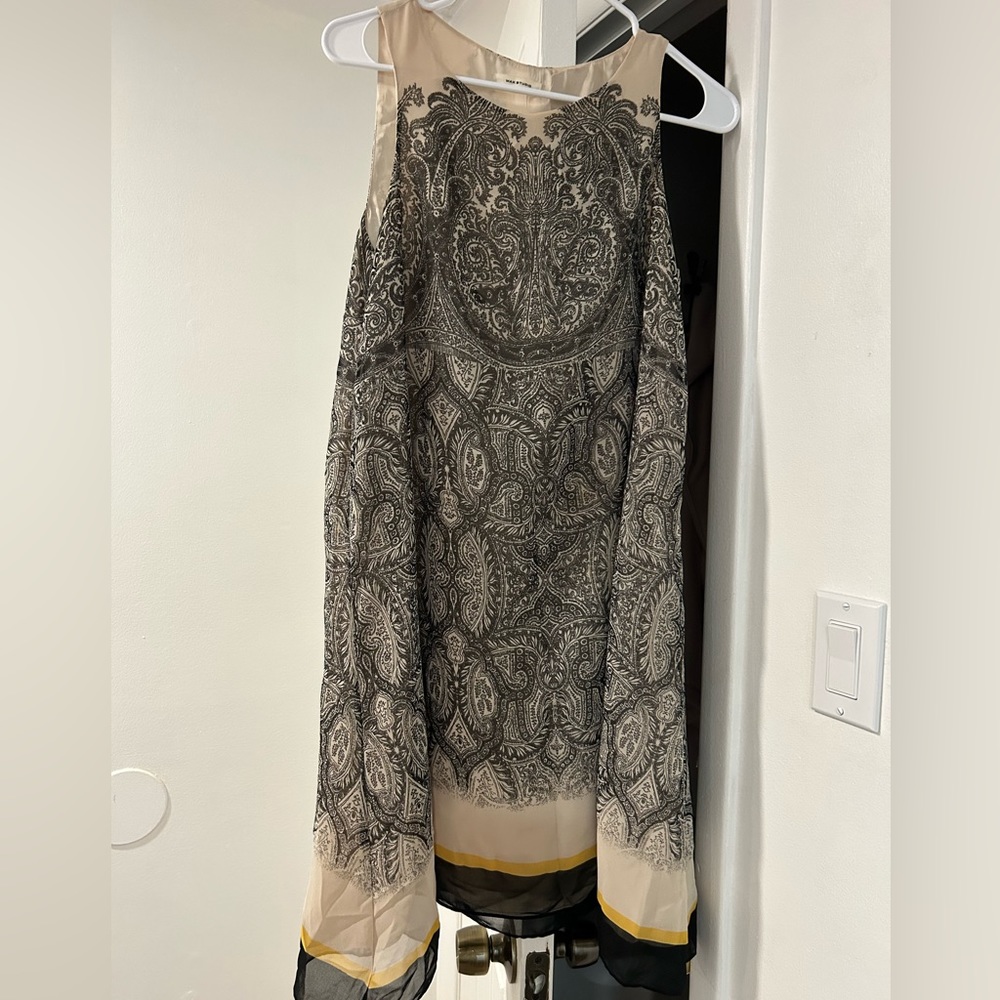 Max estudio dress, black/cream color, size s